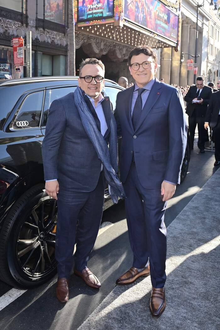 Audi at the film premiere of "The Gray Man" in Berlin  Directors Joe and Anthony Russo drove to the 