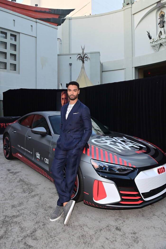 Audi at the film premiere of "The Gray Man" in Berlin  Directors Joe and Anthony Russo drove to the 