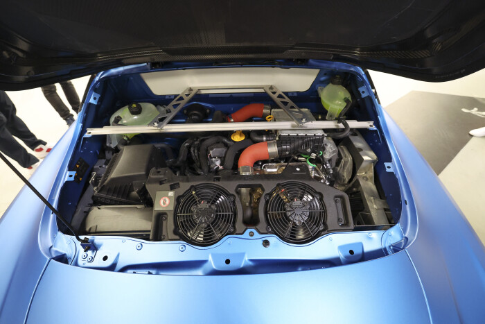 Media days around the Genesis of the Alpine A110R from July 6 to 7, 2022 in Les Ulis, France - Photo