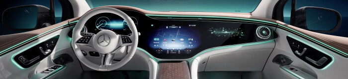 Mercedes-EQ. EQE SUV. AMG Line Exterior, Night Package, Velvet brown metallic, 22" AMG multi-spoke l