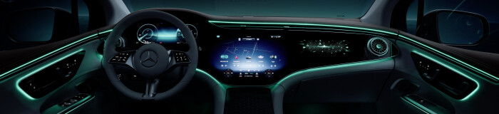 Mercedes-EQ. EQE SUV. AMG Line Exterior, Night Package, Velvet brown metallic, 22" AMG multi-spoke l