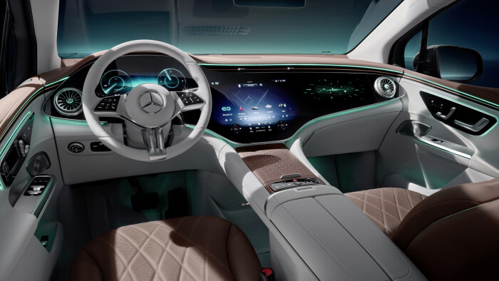 Mercedes-EQ. EQE SUV. Interieur. Mercedes-EQ. EQE SUV. Interior.