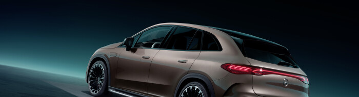 Mercedes-EQ. EQE SUV. AMG Line Exterior, Night Package, Velvet brown metallic, 22" AMG multi-spoke l