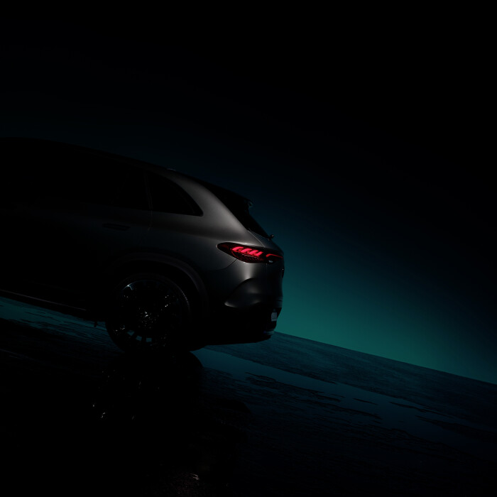 Mercedes-EQ. EQE SUV. AMG Line Exterior, Night Package, Velvet brown metallic, 22" AMG multi-spoke l